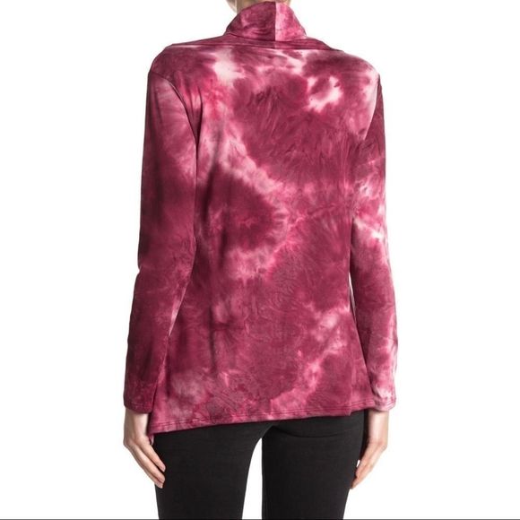 Forgotten Grace Tie Dye Cowl Neck Sweater - Picture 2 of 4